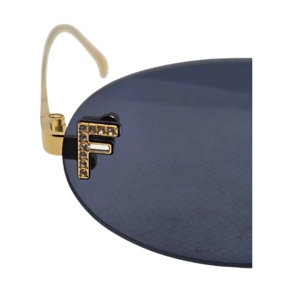 Elegant Gold and Black Sunglasses - Picture 4 of 4